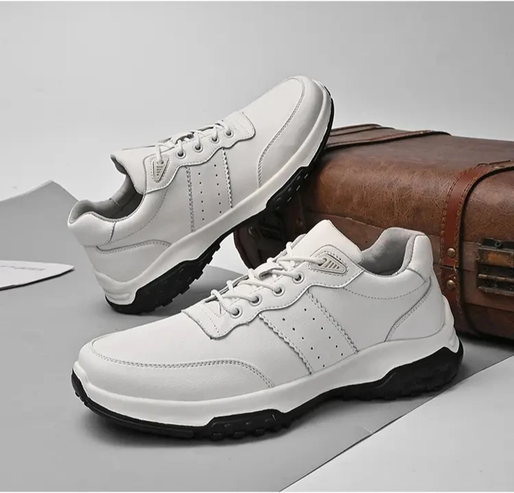 

Genuine leather comfortable and fashionable men's shoes, outdoor sports and casual leather shoes sneakers men