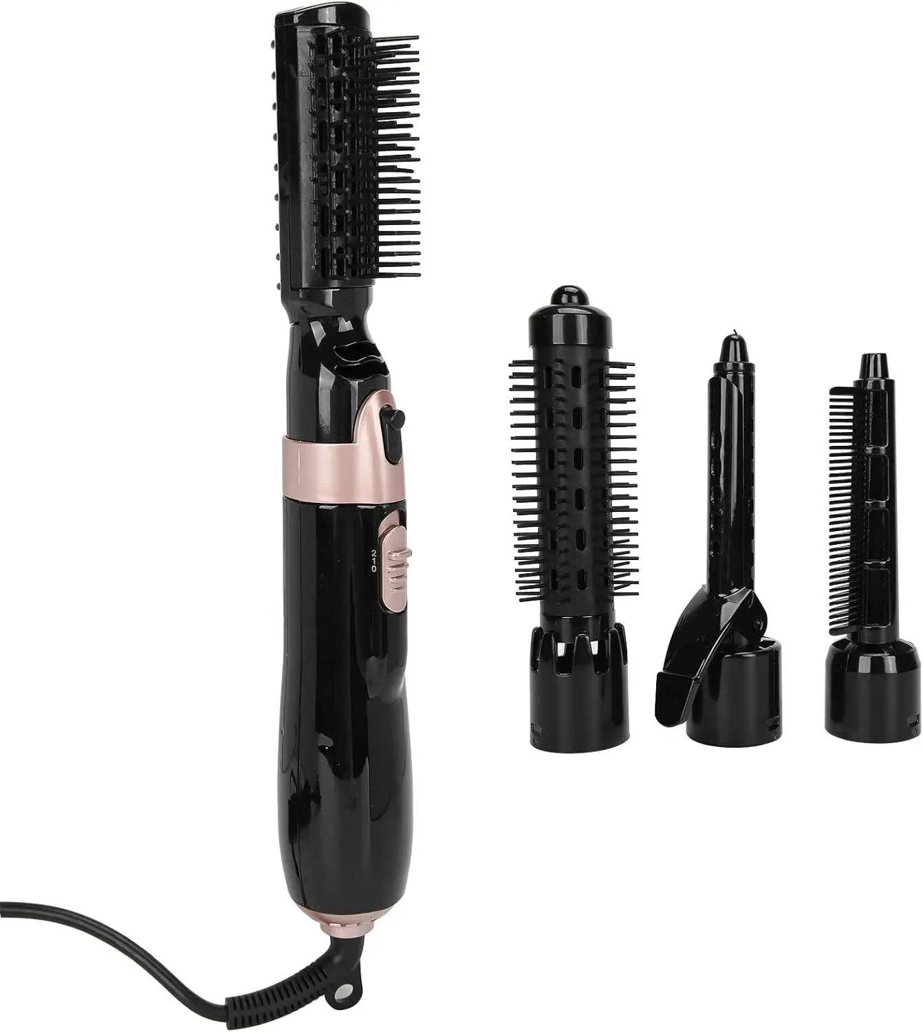 Pongnas Curling Iron Brush Automatic Hair Curler Multifunction Temperature Ceramic Heating Hair Curler Hot Brush Curling Wands