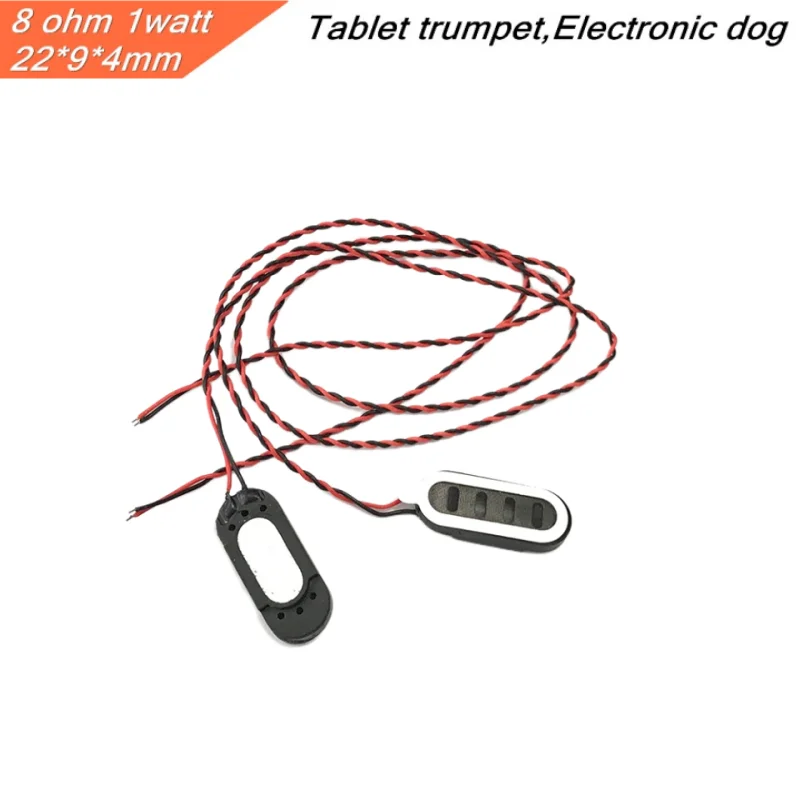 2PCS/LOT Tablet Trumpet 2209, 8R1W 22*9*4mm Oval Speaker Electronic Dog Connectors line