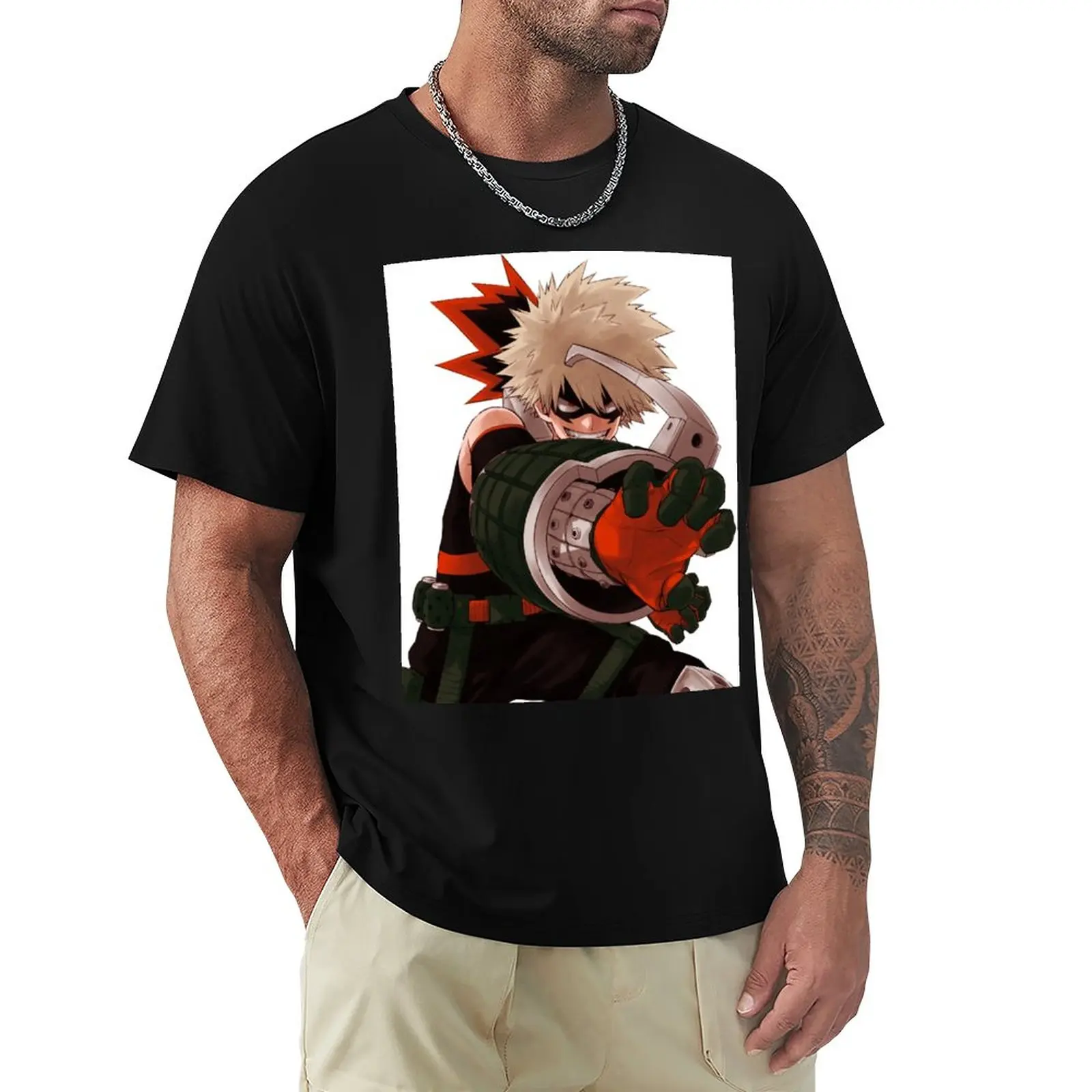 

Bakugou Katsuki T-Shirt quick drying t-shirt vintage t shirt mens workout shirts