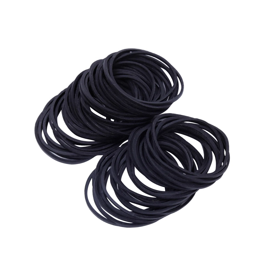 

100 G Elastic s for Adults Black Ponytail Hair Ties Functional Headb Durable Metal Free Stretchy Stylish