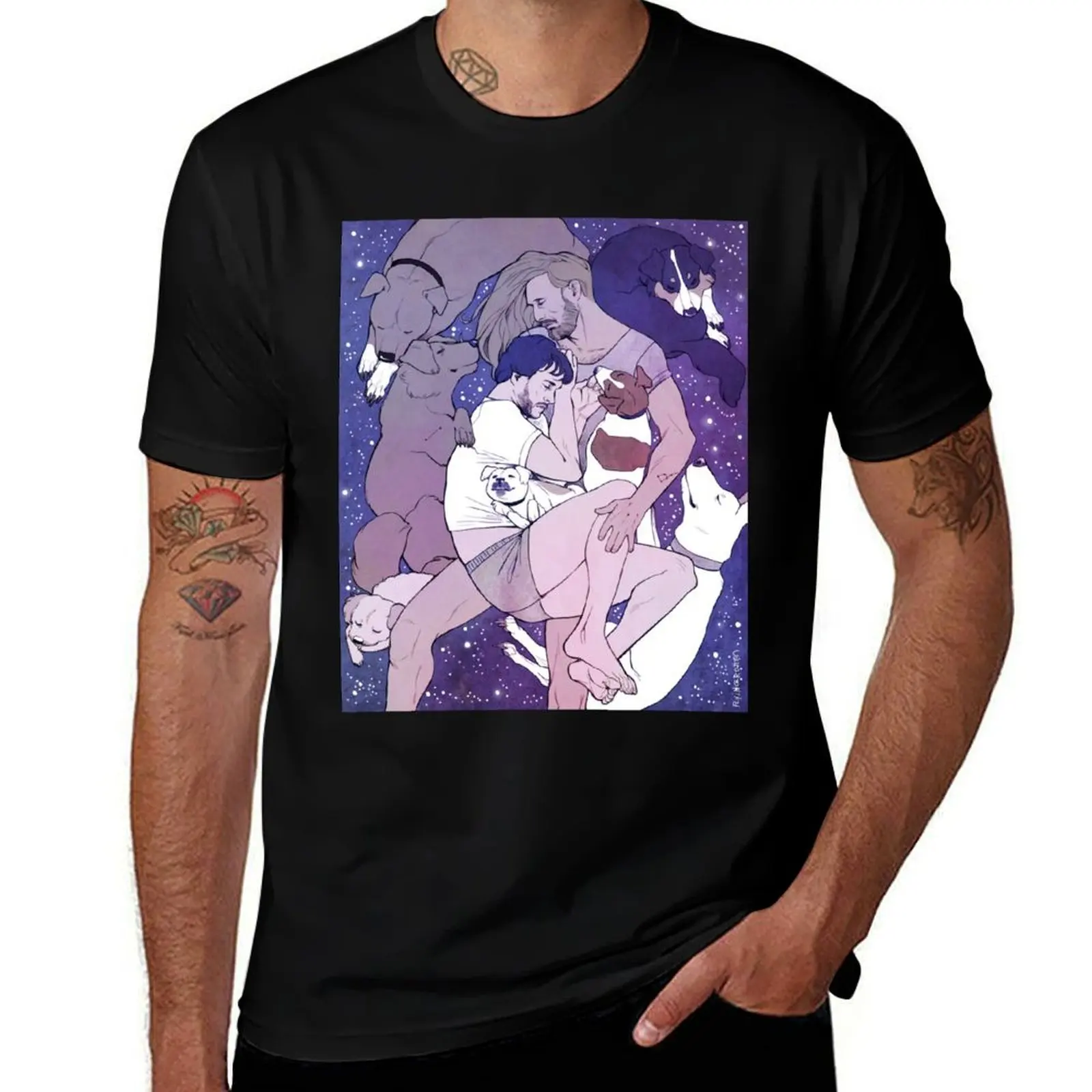 Ursa Minor T-Shirt Streetwear Print Tee Shirt