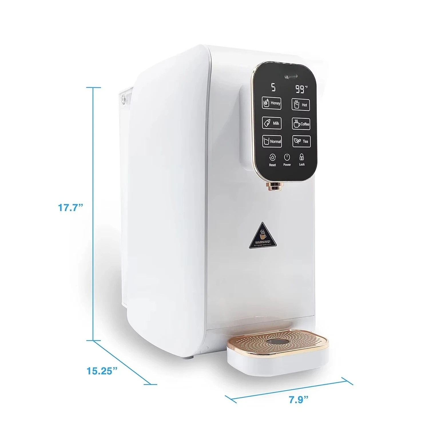 Gold supplier 4-level multi-temperature reverse osmosis countertop water purifier reverse osmosis purification distributor