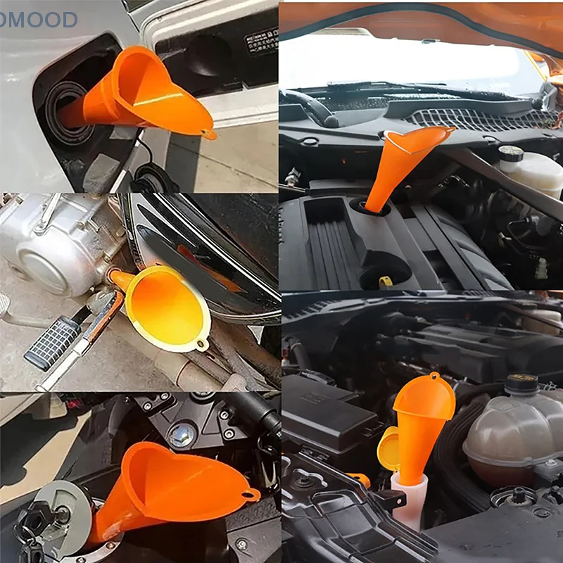 

[CR] 1 шт., автомобильные инструменты для заливки масла с длинным ртом, пластиковая воронка для двигателя, заправка мотоцикла, автомобильные аксессуары