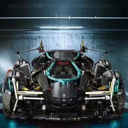 1:8New Technical Black Knight Lambo V12 Vision GT concept model High-tech Building Blocks for Toys For Adult Boy Christmas Gifts