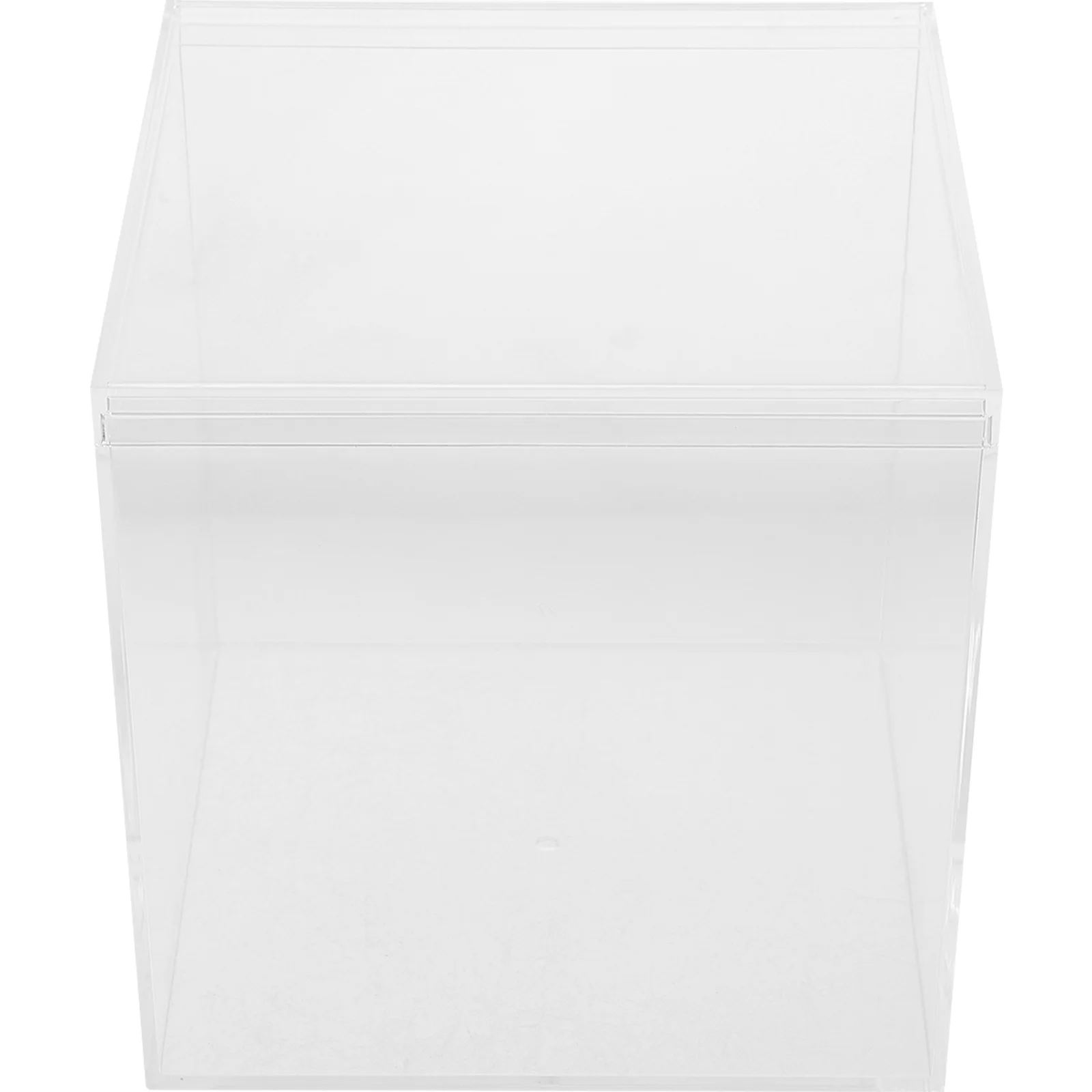 

Small Jewelry Storage Clear Box Transparent Plastic Display Case Holder for Collectibles Miniature Figures Exhibition Collection