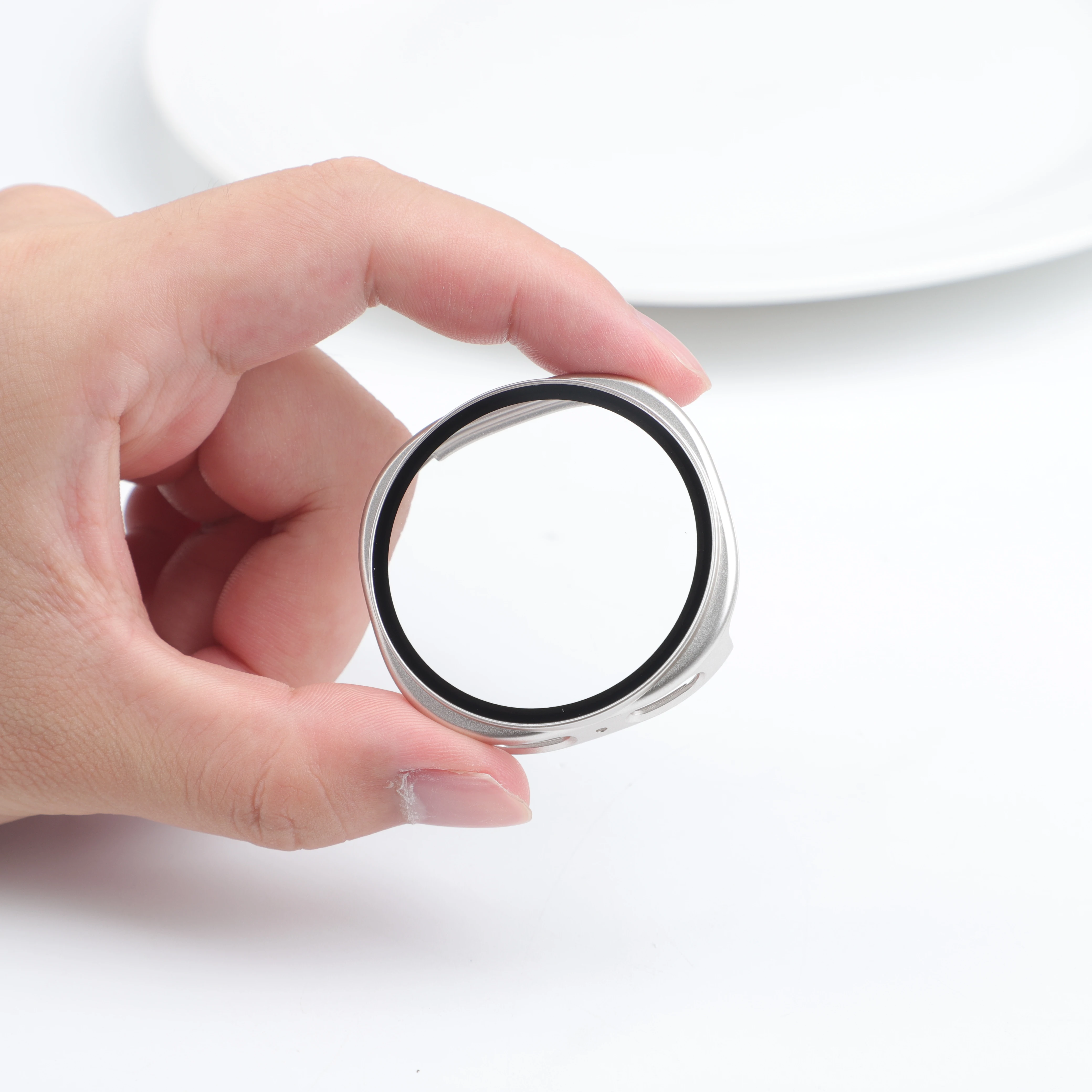 Gehärtetes Glas + Hülle für Samsung Galaxy Watch 9 8 Zubehör Rundum-Hartschalen-PC-Bumper-Rahmen Displayschutz 40MM 44MM Abdeckung – Detail 2
