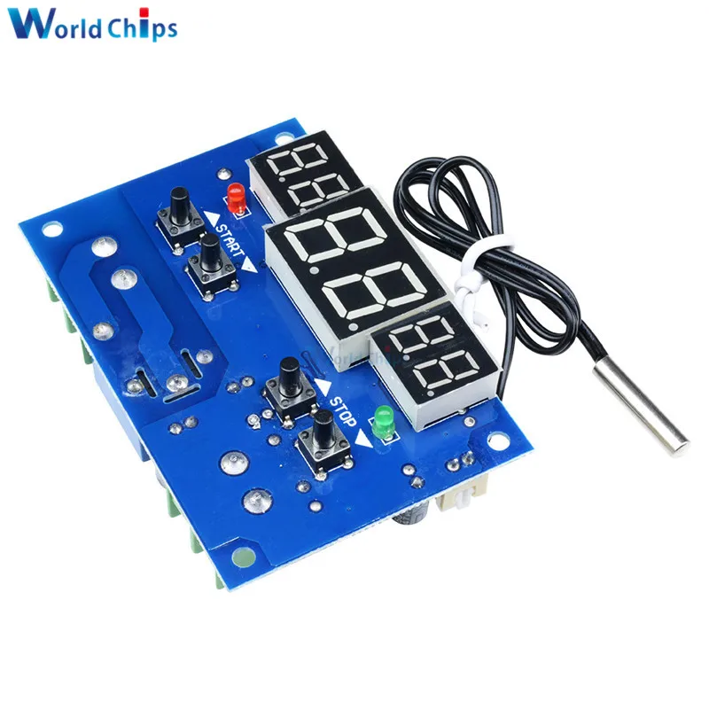 W1401 Thermostat Intelligent Digital Led Display Module Thermostat Temperature Controller Module NTC Sensor Module W1401 DC 24V