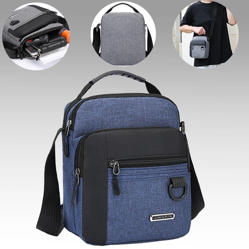 

Men's multi-layered pocket crossbody bag - a casual shoulder bag for daily use, suitable for business use sacoché