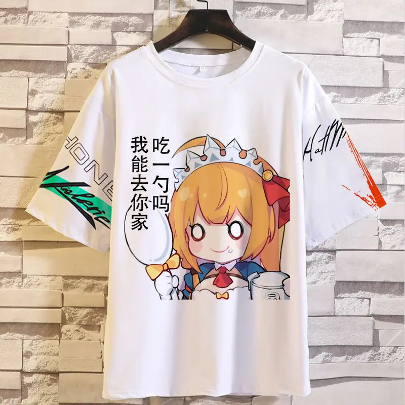 

Anime Game Princess Connect Kailu Merchandise Two-Dimensional Unisex Short Sleeve T-Shirt Student Plus Size Clothing Summer Tee