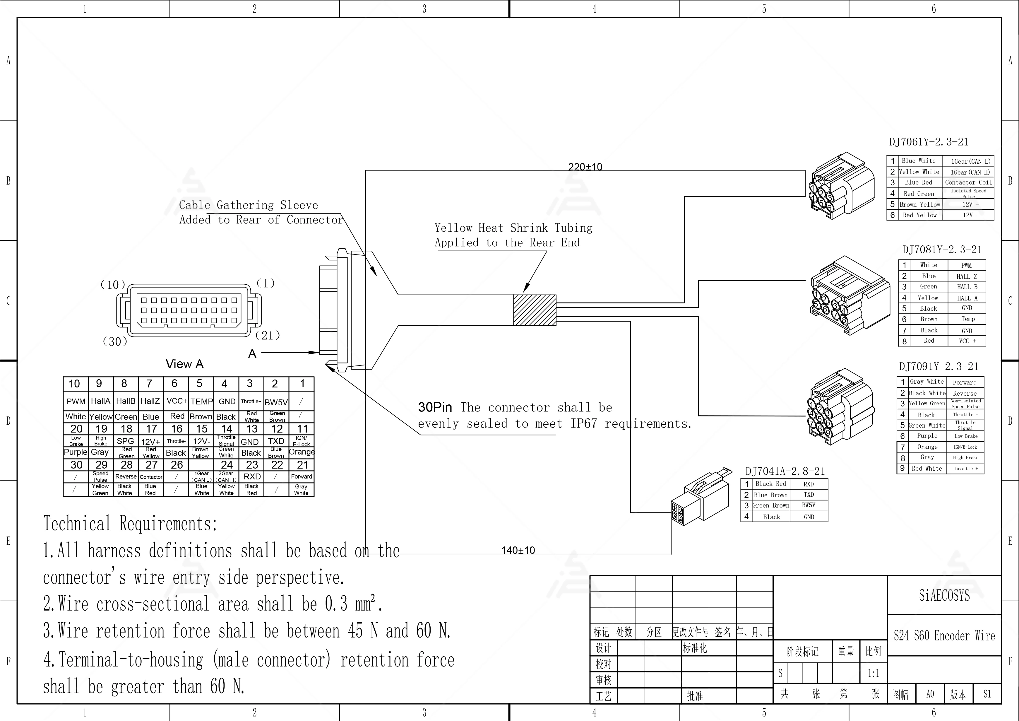 FarDriver ND721800B Complete Wiring Harness Diagram