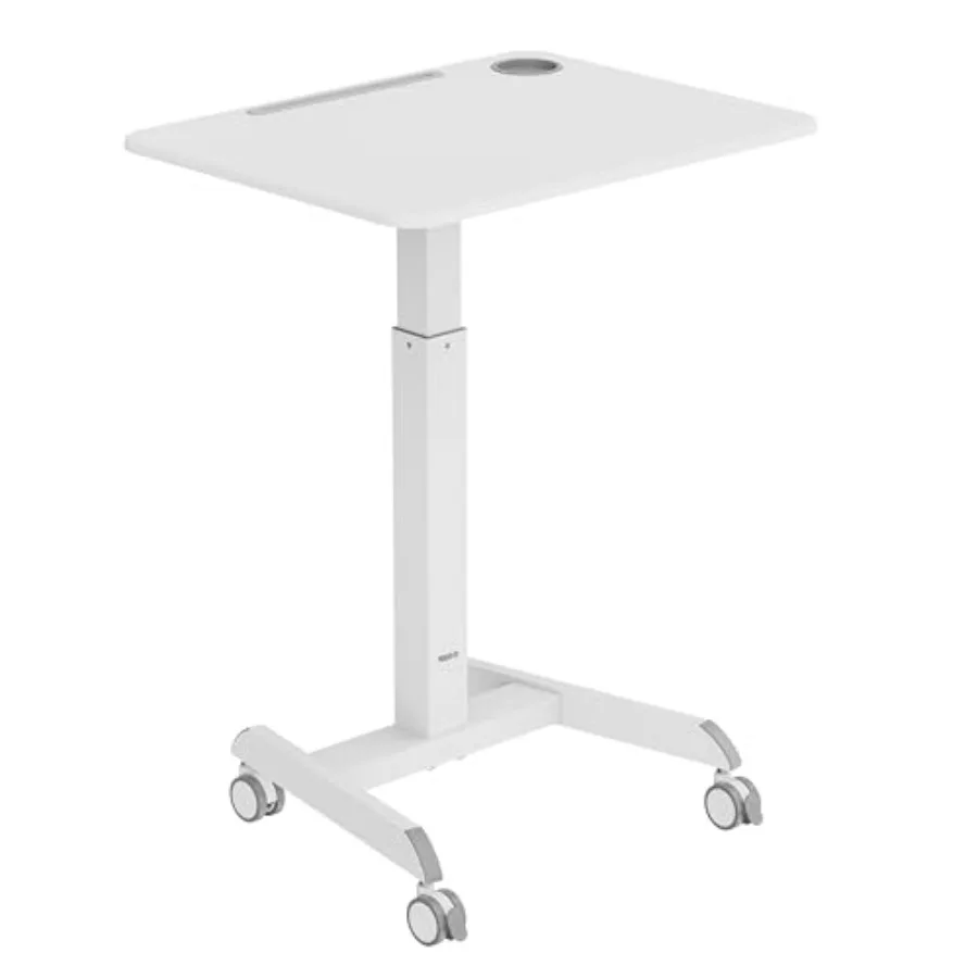 Laptop Cart Rolling Desk Adjustable Height with 28.5
