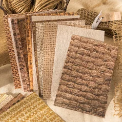 20pcs Vintage Mixed Materials Lace paper Scrapbook Materials DIY Photo Album Collage Journal Creative Stationery Material paper