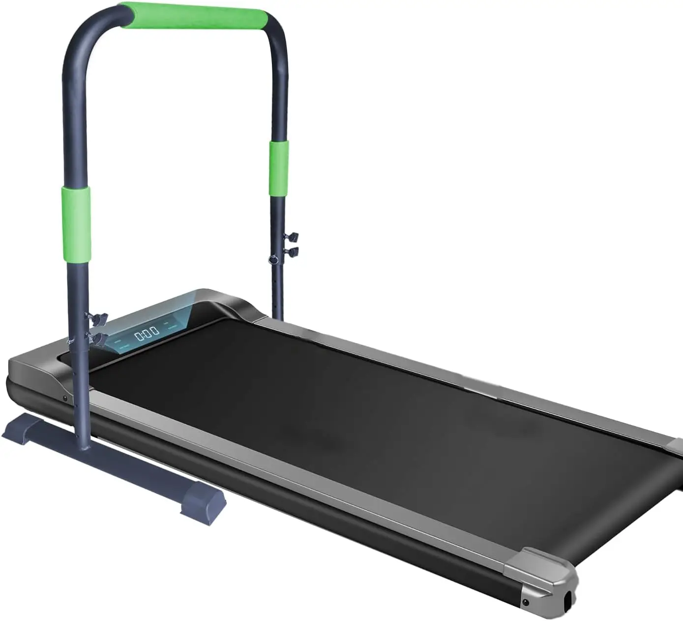

Adjustable Handle Bar for Walking Pads, Max Height 43", Fits 19.7-23" Wide, Heavy-Duty Steel Frame, Non-Slip Base