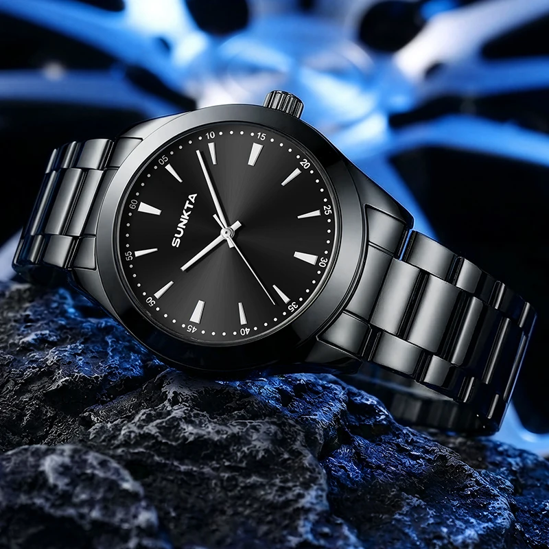 

LIGE 2026 SUNKTA: Элитные женские кварцевые наручные часы, водонепроницаемые до 30 м, со стальным ремешком, повседневные, подарок для женщин, Reloj