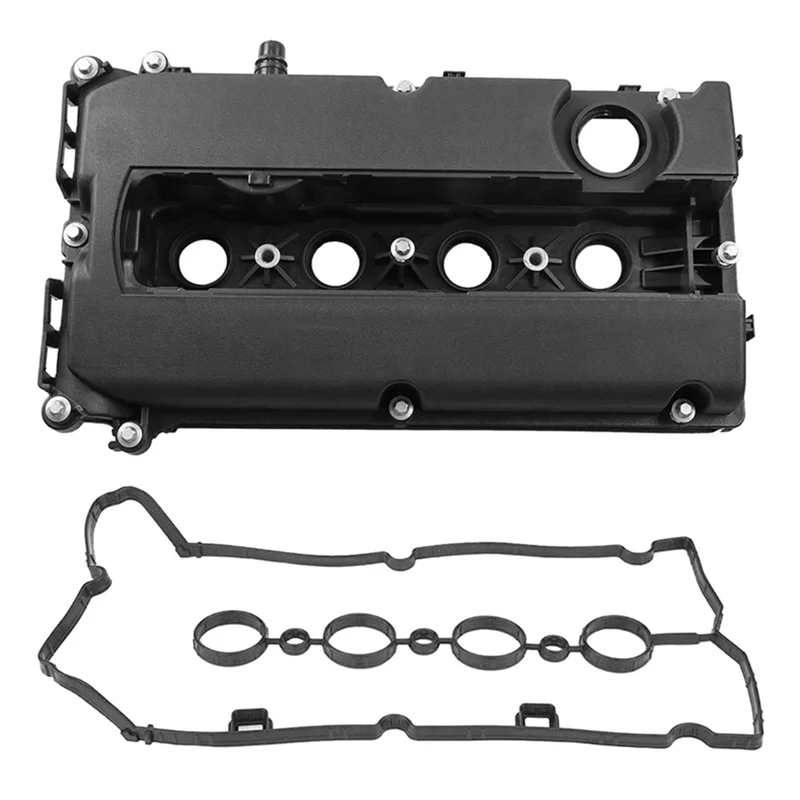 

-ABHW Engine Camshaft Rocker Valve Cover With Gasket Spare Parts For Chevy Cruze Sonic Aveo 1.6L 1.8L 2009-2015 55564395 5555867