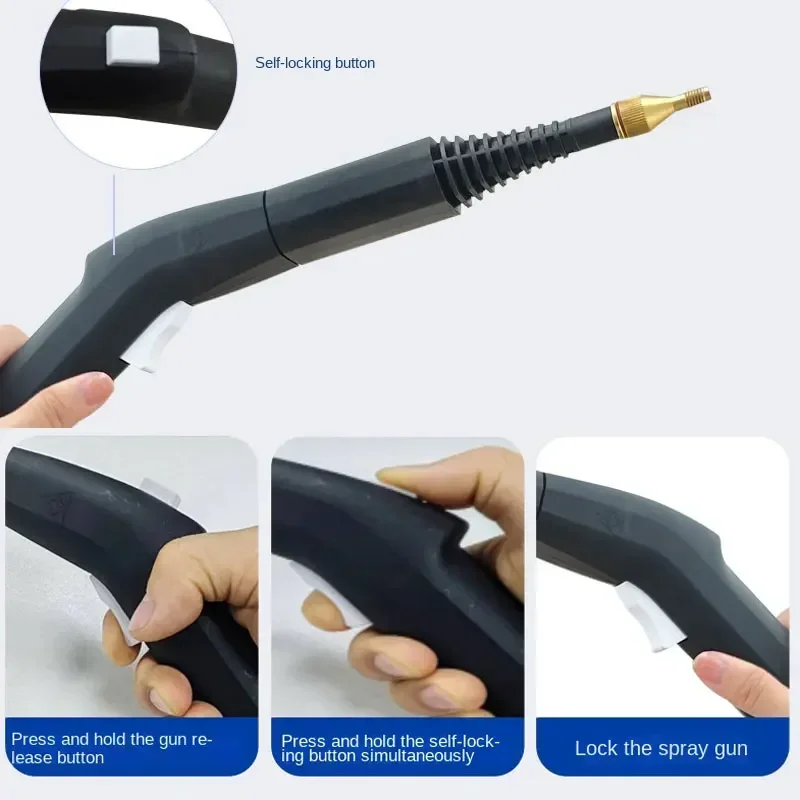 Limpiador a vapor de alta temperatura, máquina de esterilización a presión para el hogar, suelo, coche, cocina, limpieza de aire acondicionado, 2600W