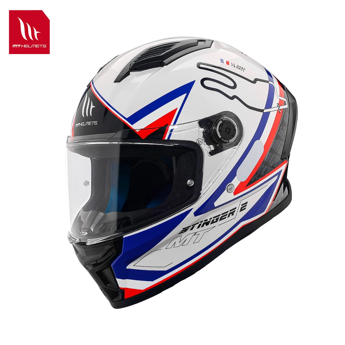 Casco de motocicleta MT Stinger 2, cara completa, carcasa ABS resistente, casco de motocicleta todoterreno, opciones de Color, deportes de motocicleta para todas las estaciones, Unisex
