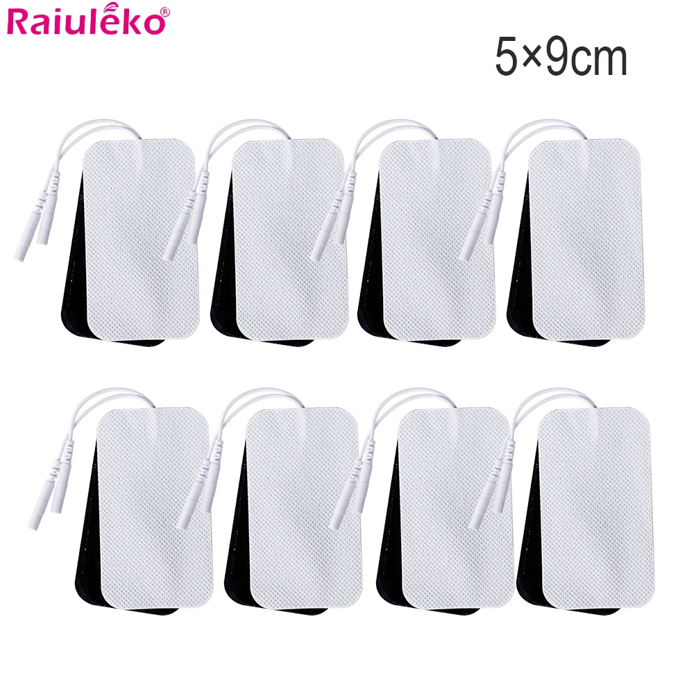 10/20PCS TENS EMS Electrode Pads 5*9cm Non-woven Adhesive Gel Patches Replacement for Body Muscle Stimulator Accessories