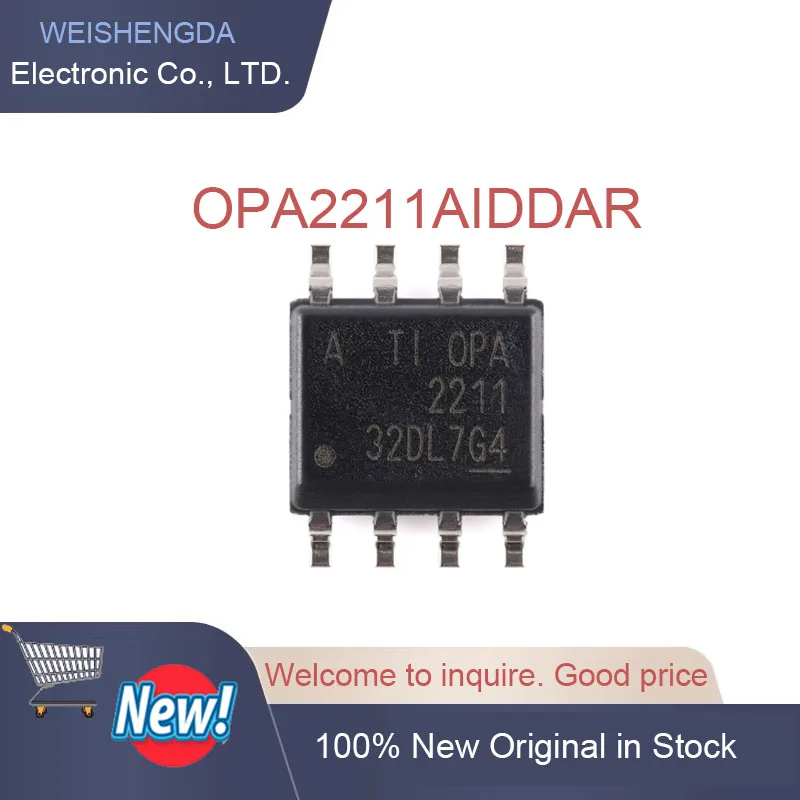 

10PCS OPA2211 OPA2211A OPA2211AI OPA2211AIDD OPA2211AIDDAR SOP8 Chip IC New Original