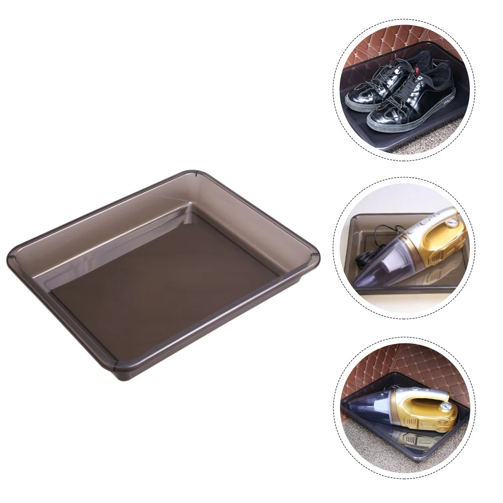 

Car Storage Box Multi functional PP Plastic ganizer Compact Auto Case Travel Container Shoe Holder Trunk Glove Tray