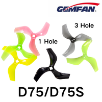 D75 D75S 3-Blade Propeller GEMFAN Ducted 75mm Props 1.5mm 3 Hole For Cinewhoop RC FPV Racing Mini Multirotor Drone 5mm 4Pair/8P