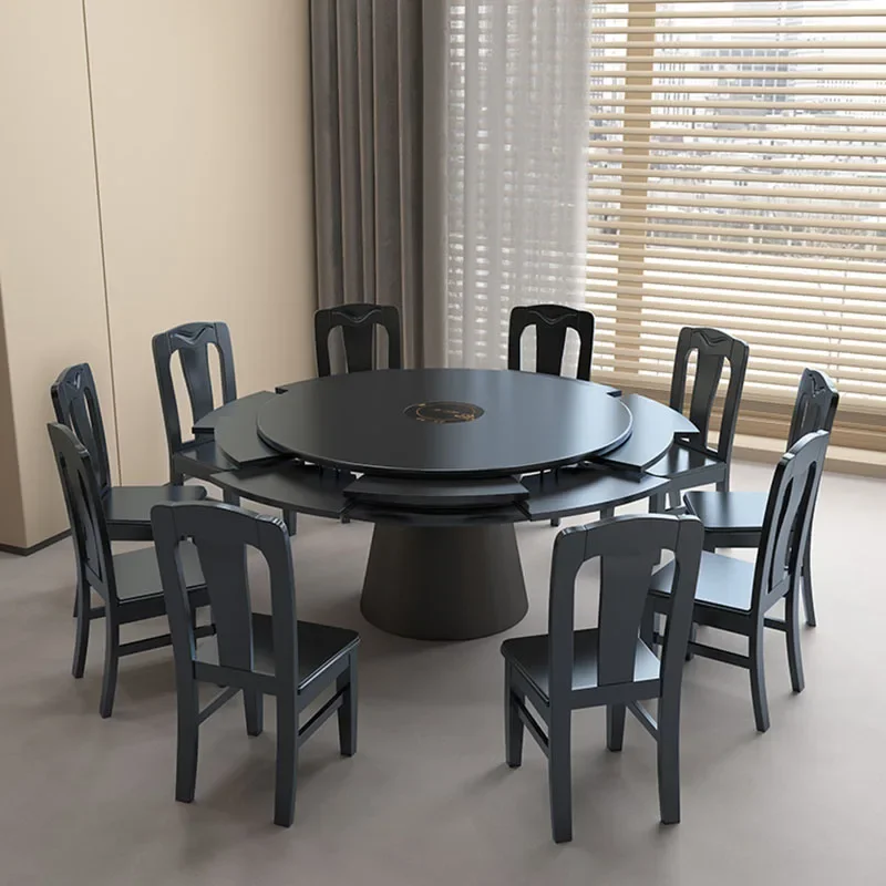 Coffe Kitchen Round Dining Tables Salon Study Extendable Dining Folding Table Console Round Mesa Plegable Balcony Furniture