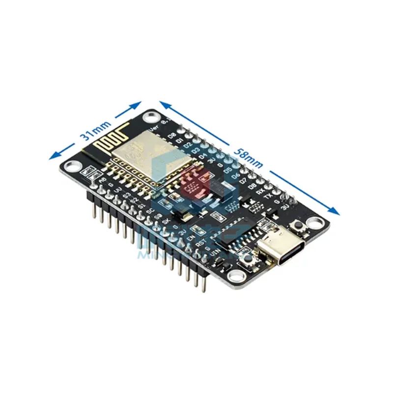 ESP8266 serial port Wireless wifi module NodeMCU Lua V3 Internet of Things development board Expansion plate CH340 TYPE-C