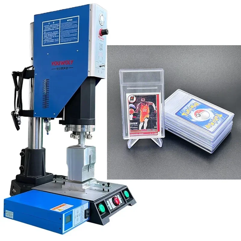 Easy to Operate Clear Graded Card Slab Ultrasonic Plastic Welding Machine for Sports Grading Card Slab Case Sealing