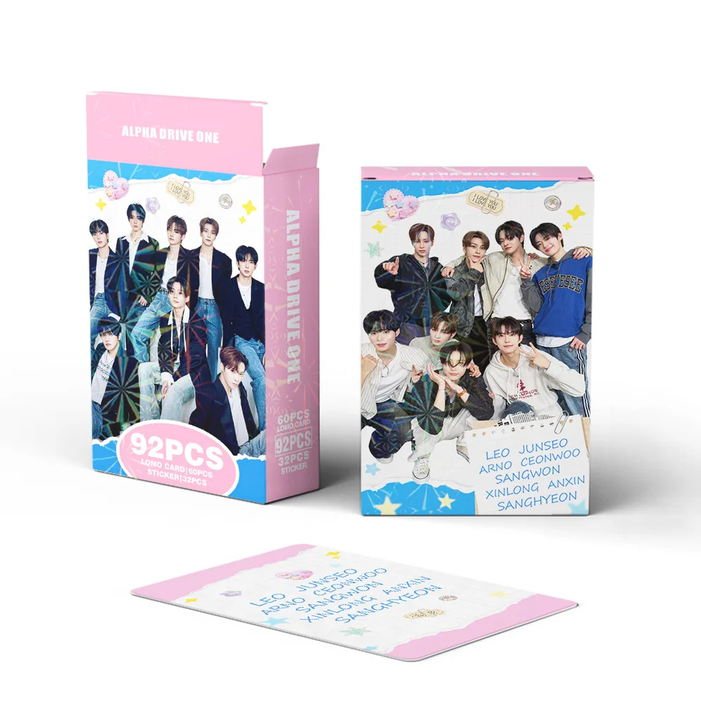92Pcs/box Idol ALD1 Photocards Boys Planet2 Debut LOMO Cards Sticker Lee SangWon AnXin Geonwoo ARNO Fans Collection