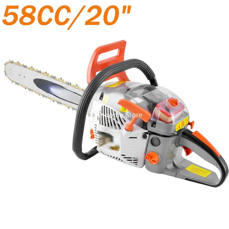 Garden tools Household Industrial Blade Chainsaw 20″ Gas Chainsaw Gasoline Chain Saw Practical logging machine Cutting Saw