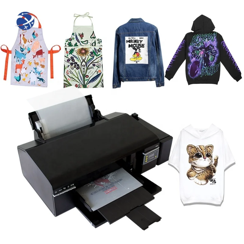 

Yunyi High printing clarity A3 desktop dtf printer inkjet printers with L1800 head for heat transfer t shirt printing machine