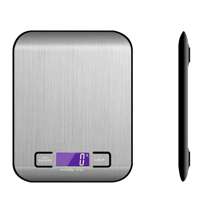 5kg/1g 10kg/1g Electronic Digital Kitchen Scale Food Weighing Scale With Stainless Steel Platform