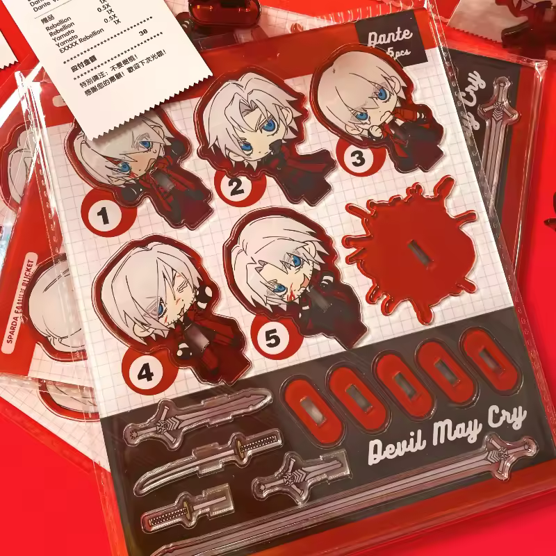 Devil May Cry Acrylic Stand Figure Display Anime Goods Collection Desk Decoration Ornament Accesorios Friend Gift