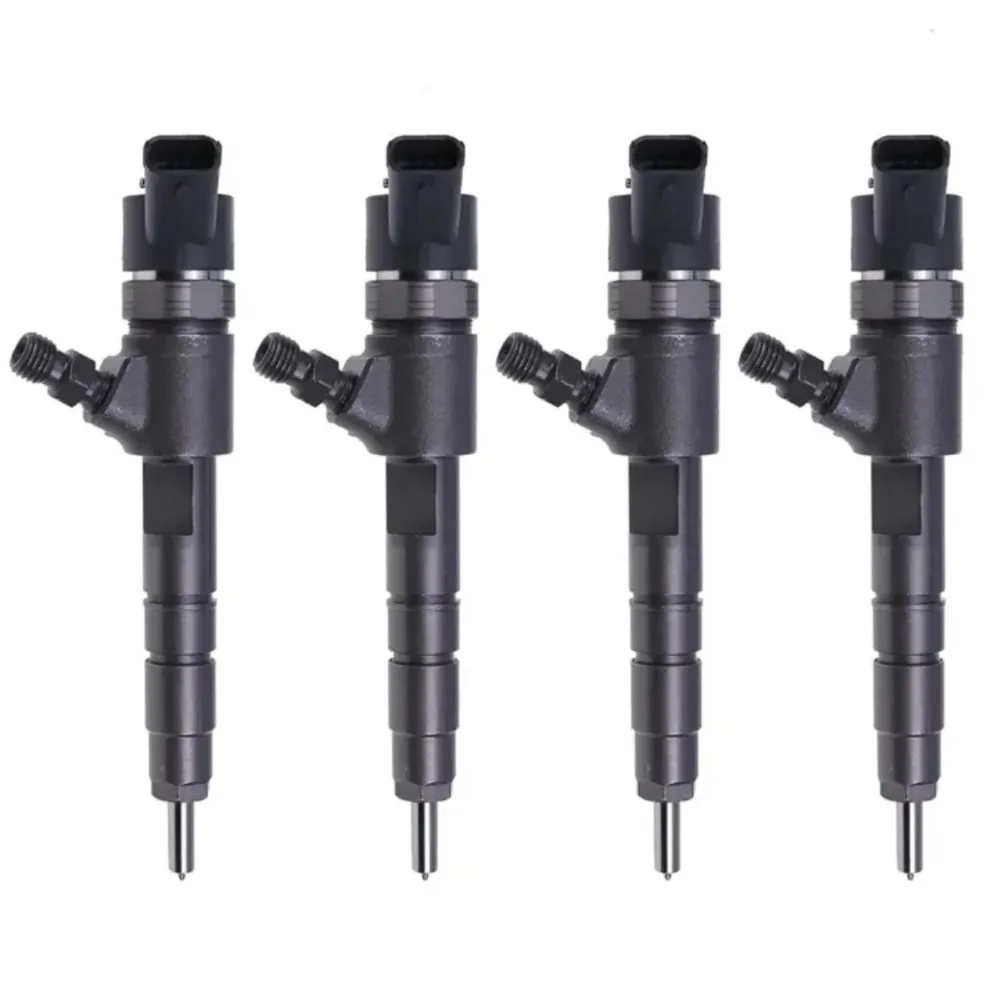 4pc Diesel Fuel Injection 0445110369 03L130277J for VW Amarok Caddy Golf Audi A4 A5 A6 Q5 2.0 TDI Engine 2010-2016 Replacement