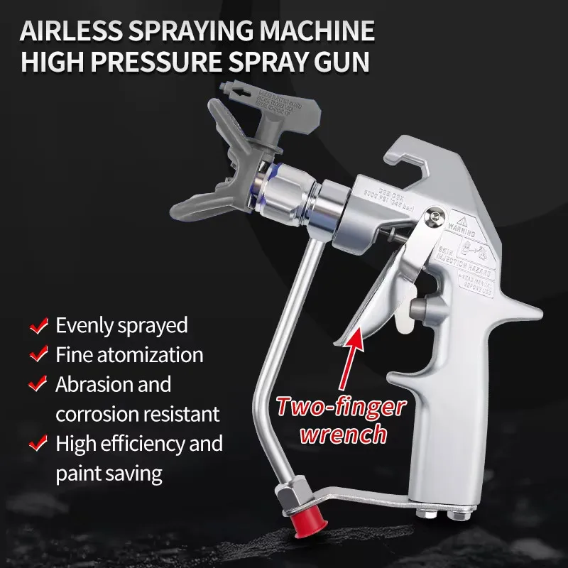 243283-5000-psi-silver-airless-paint-spray-gun-sprayer-with-nozzle-guard-and-517-tip-spraying-machine-accessories
