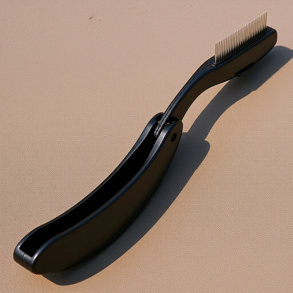 Outil de maquillage pour femmes, peigne à cils, léger, Portable, séparateur de cils, peigne à cils en métal Dense pour usage quotidien en voyage, beauté