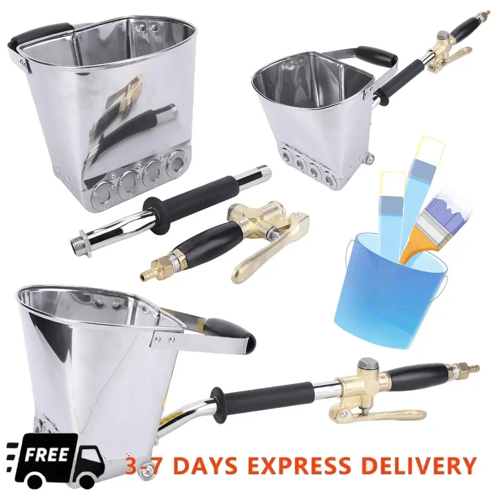 

4 Jet Stucco Sprayer Mortar Spray Gun Concrete Stucco Plaster Sprayer for Wall