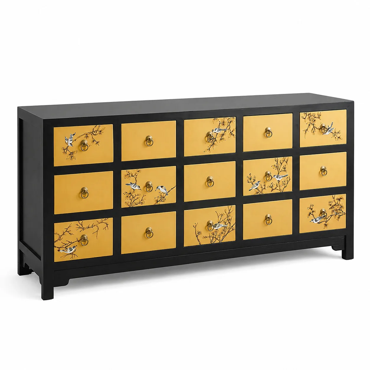 CX new Chinese-style painted light luxury multi-bucket, dining side, living room storage, entrance foyer drawer cabinet
