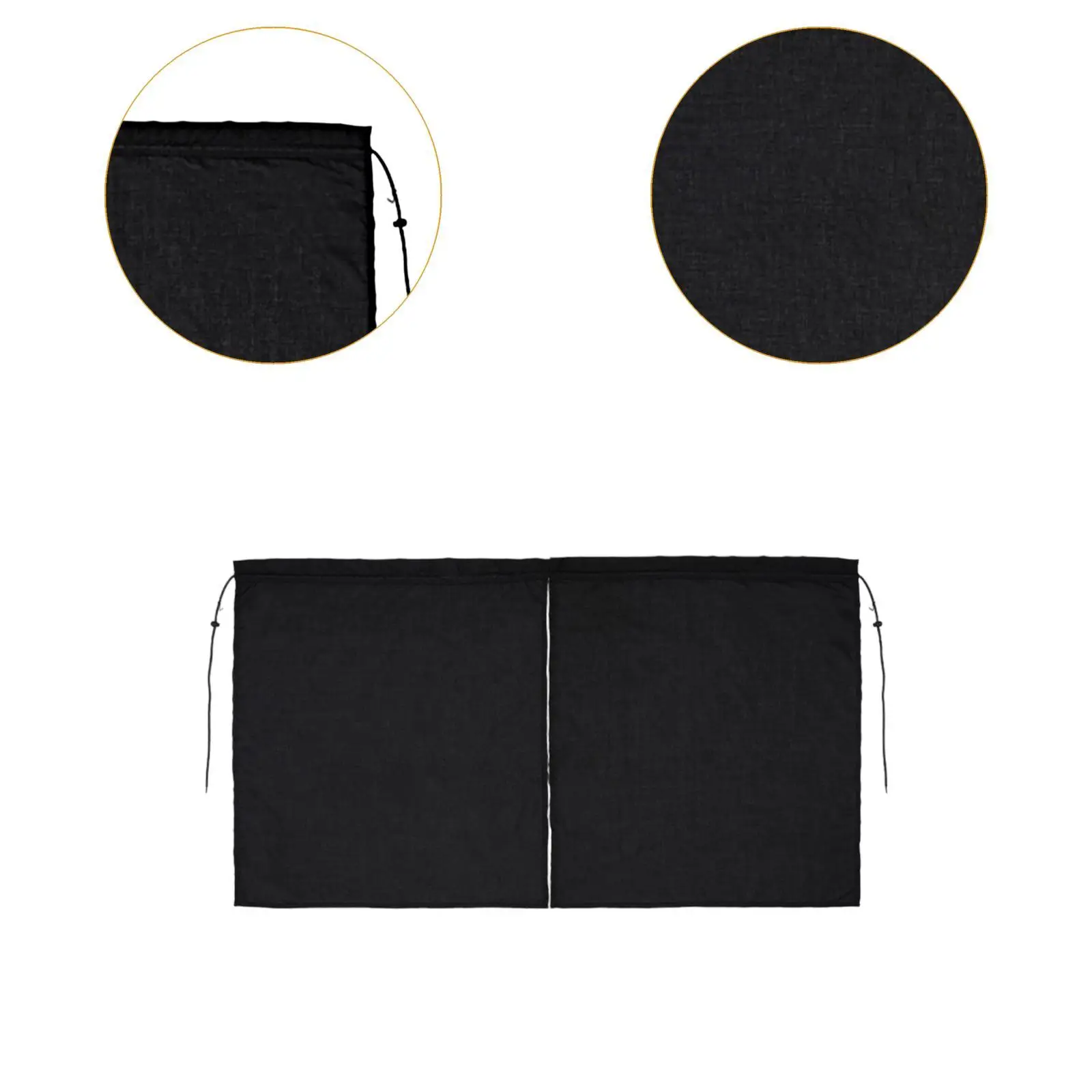 ستارة خصوصية السيارة ظلة معلقة الظل الداخلي ستارة السيارة قابل للسحب مقسم الخصوصية للسفر والتخييم RV SUV سيدان #5