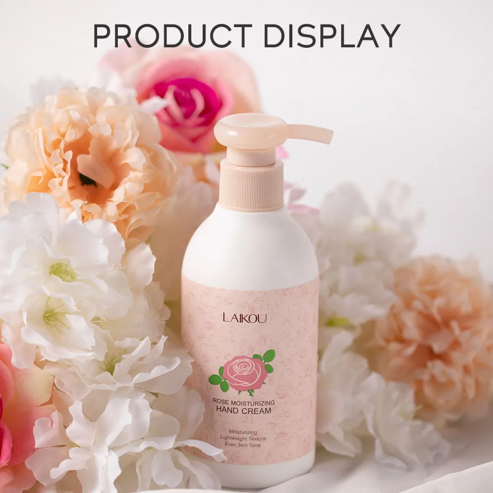 LAIKOU 220ml Large Size Hand Cream, Moisturizing Hydrating Shea Butter Hand Lotion for Dry Skin, Fast Absorbing Hand Care