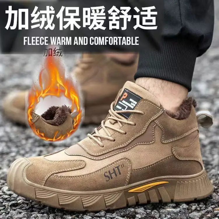 Premium Casual Slip on Snow Boots Anti-Rub Inner Material, Anti-Slip Traction Waterproof Light Plush Warm Winter Footwear