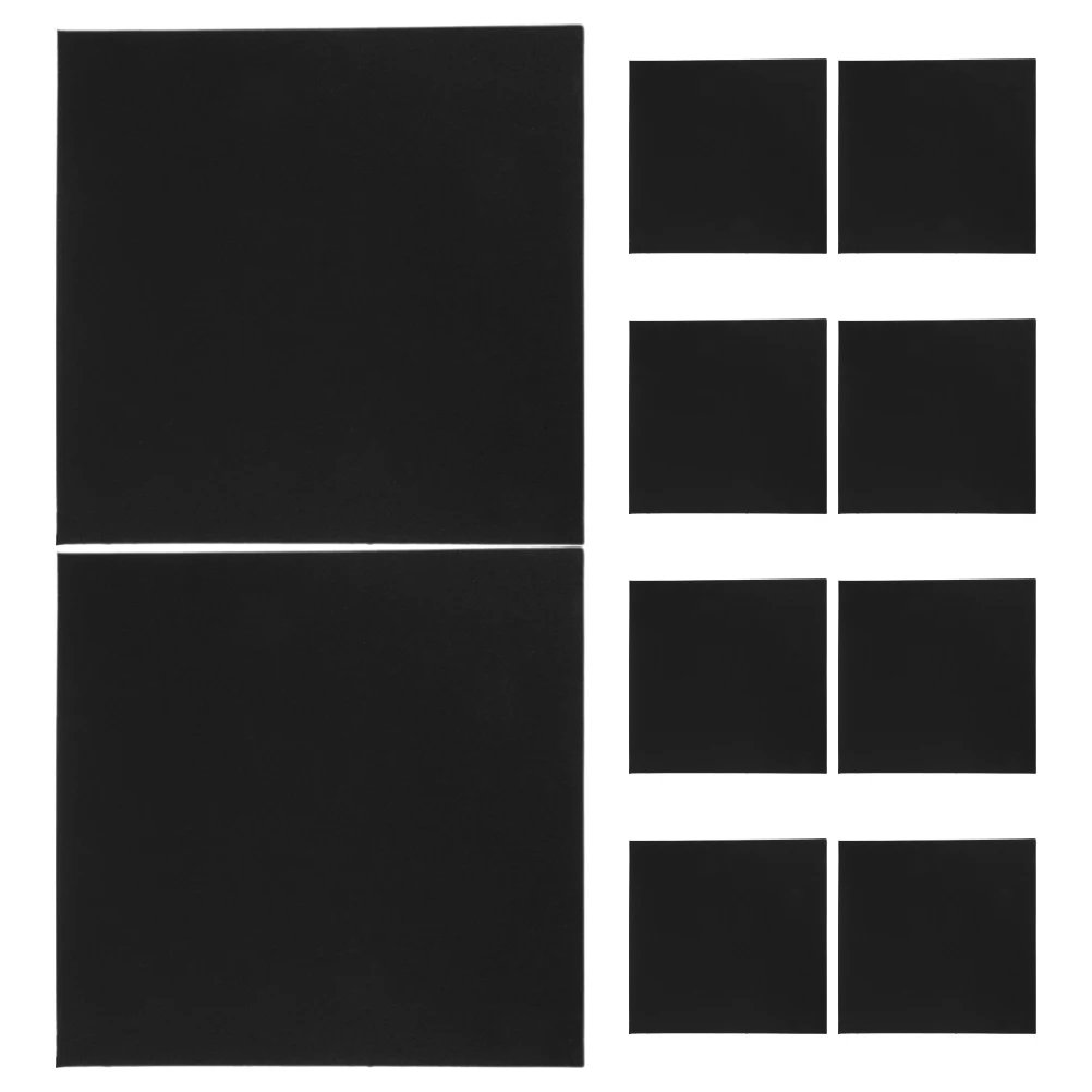 

10 Pcs CD Bag Sleeves Envelope Organizer Storage Case Kraft Paper Dvd Holder Carrying Black Holders Cases Travel