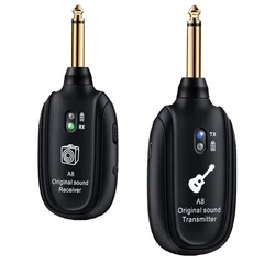 Wireless Guitar System UHF Audio Wireless Transmitter Receiver For Acoustic Guitar Bass Violin Keyboard Electric Instruments