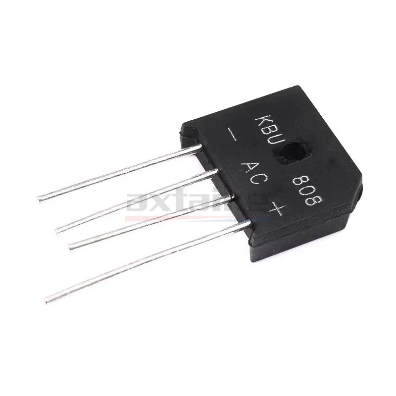 5PCS KBU608 KBU808 KBU810 KBU1010 KBU1510 KBU2510 KBU3510 6A 8A 10A 15A 25A 35A 800V 1000V 1KV DIP 4Pin Silicon Bridge Rectifier