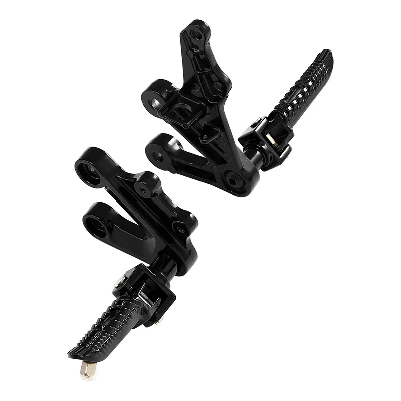 Front Driver Brackets Foot Pegs Fit For Suzuki GSXR1000 2003-2004