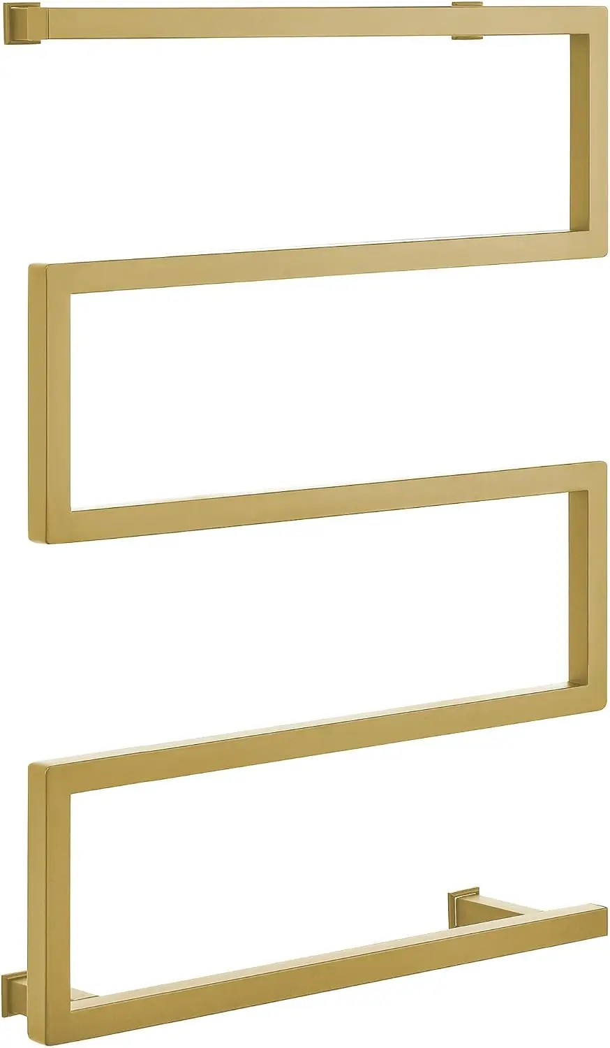 Voltaire 5-Bar Electric Towel Warmer Heated Towel Racks for Bathroom in Brushed Gold