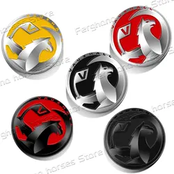 1Pcs Car Chrome Metal Sticker For Vauxhall Opel Corsa VXR Astra H J Insignia Zafira Rear Trunk Badge Fender Body Decal Decor