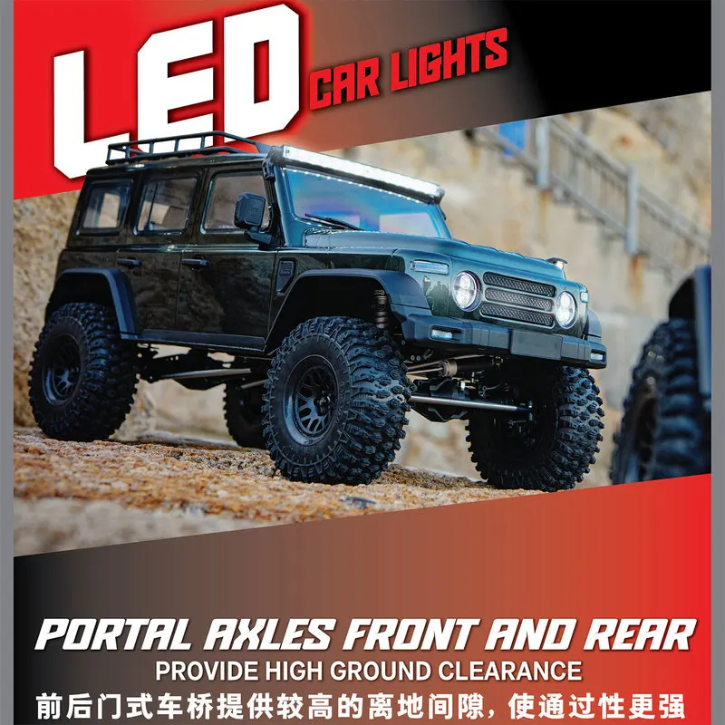 

YK4084Pro 1:8 Внедорожник с дистанционным управлением Электрический RC Бесщеточный полноприводный альпинистский автомобиль Дифференциальный замок YK 4084 PRO