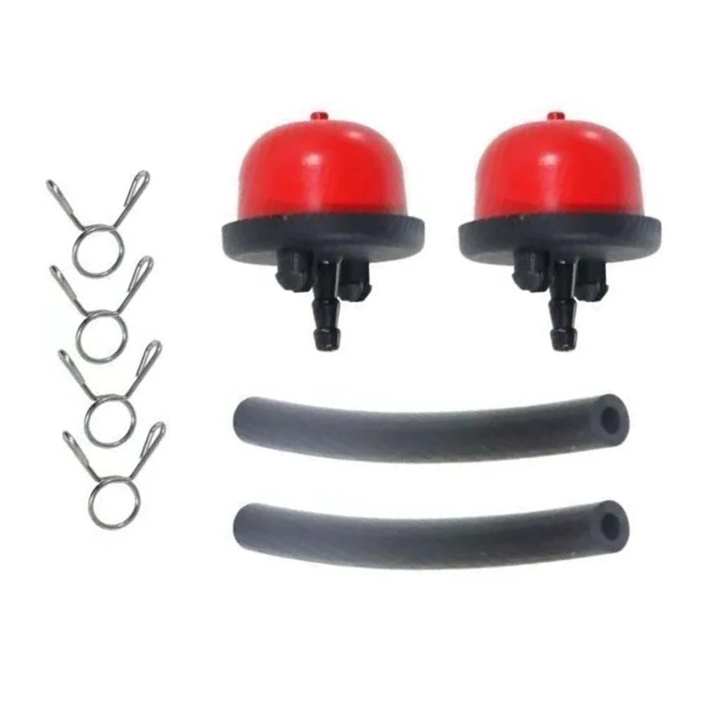 2-Pack Primer Bulb Kit With Pipes Clips For MOUNTFIELD GGP RS100s HP414 SP414 HP42R HP45 SP164 Lawn Mower Garden Tools Part